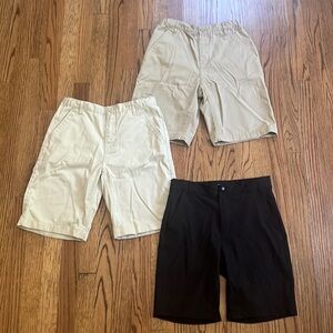 Old navy boys shorts, khaki and athletic excellent condition adjustable- 12
